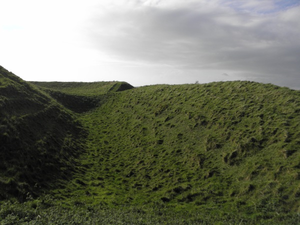 This is the Mai Don site, a series of raised ridges and a large platform mound in southwest England.