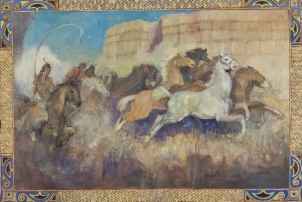 Teichert Stampede in the Canyon.jpg